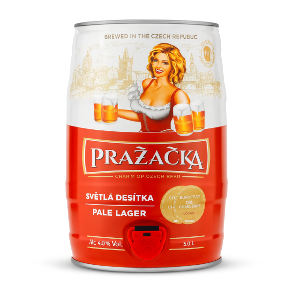 Bakalár, Pražačka 10° súdok 5l